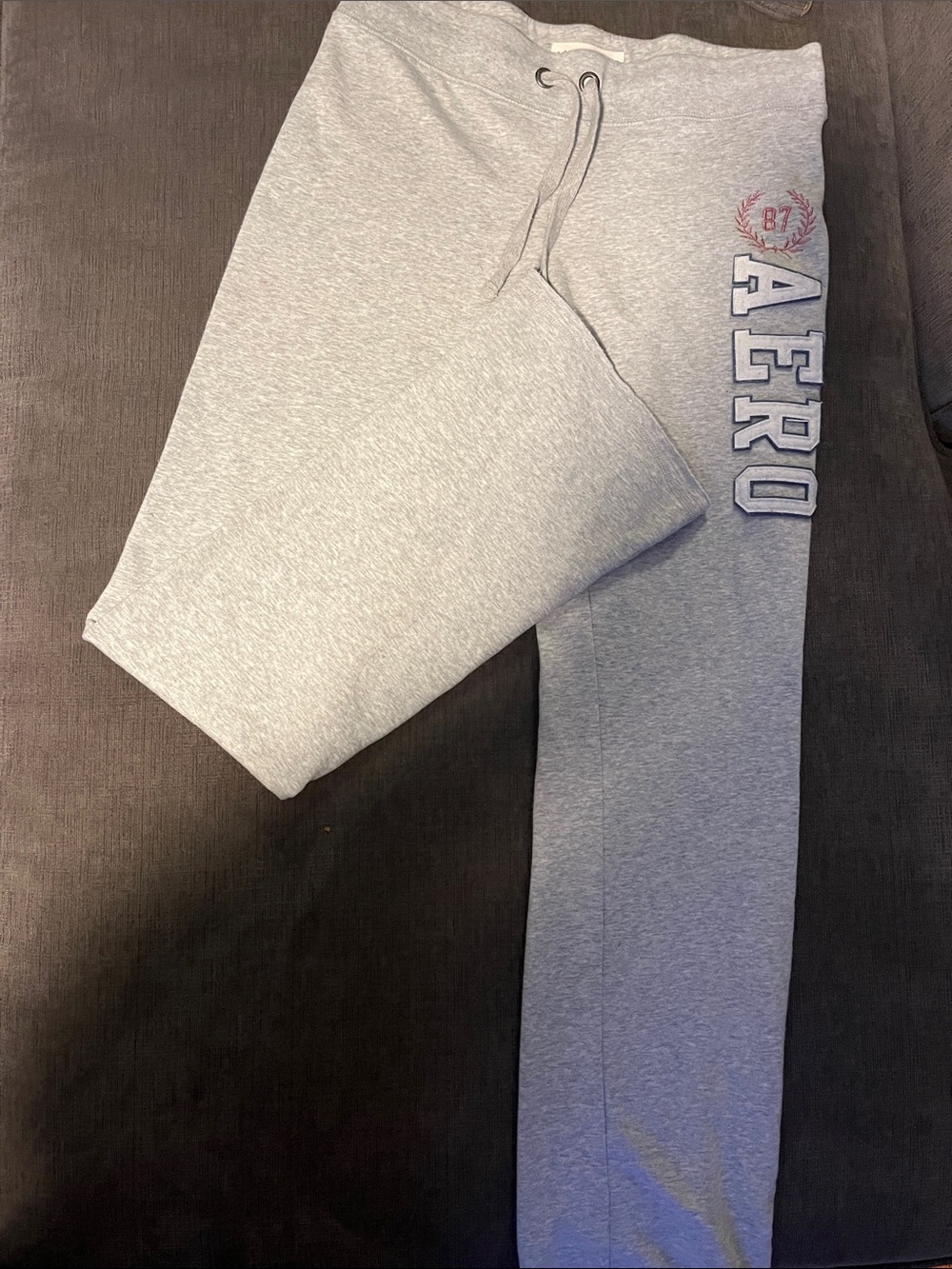 Aeropostale gray wide leg leggings